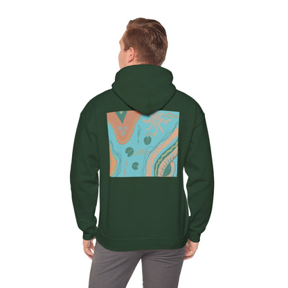 Chic Abstract Art Hoodie for Comfort & Style, Unisex Pullover, Cozy Sweatshirt, Trendy Gift for Art Lovers, Casual Outfit Must-Have