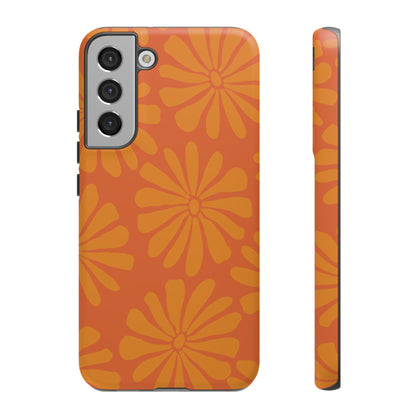 Stylish iPhone Case, Floral Phone Cover, Tough Phone Cases, Green Daisy Design, Unique Gift for Her, Spring Accessories