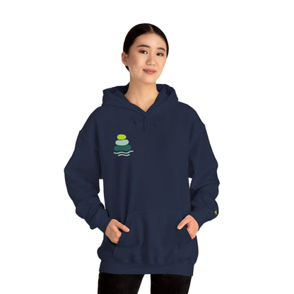 Nature-Inspired Unisex Hooded Sweatshirt, Comfortable Pullover, Casual Clothing, Eco-Friendly Gift, Chill Vibe Hoodie, Relaxing Outfit