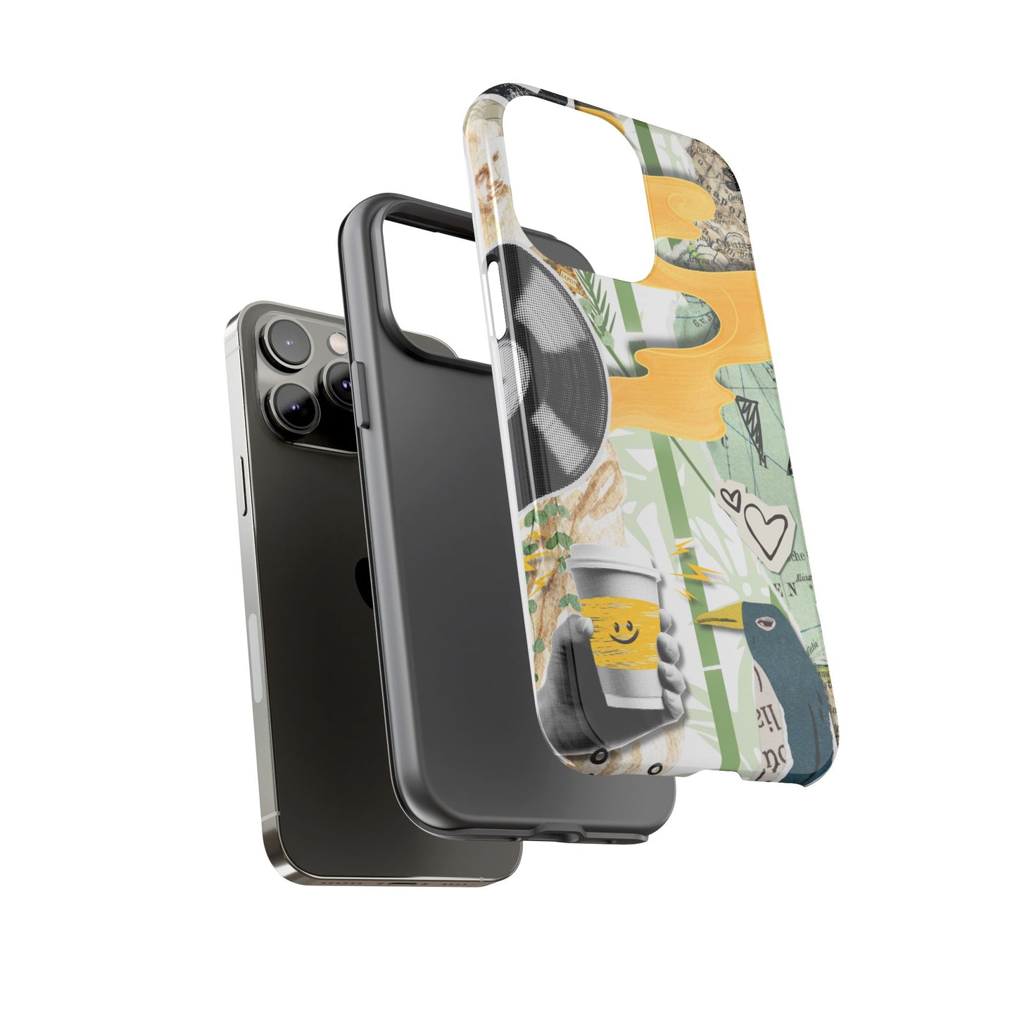 Artistic Phone Case, Unique Cell Phone Cover, Trendy Gifts for Music Lovers, Eco-Friendly Phone Accessory, Stylish Tech Gifts, Cool Cases, Unique Phone Cases