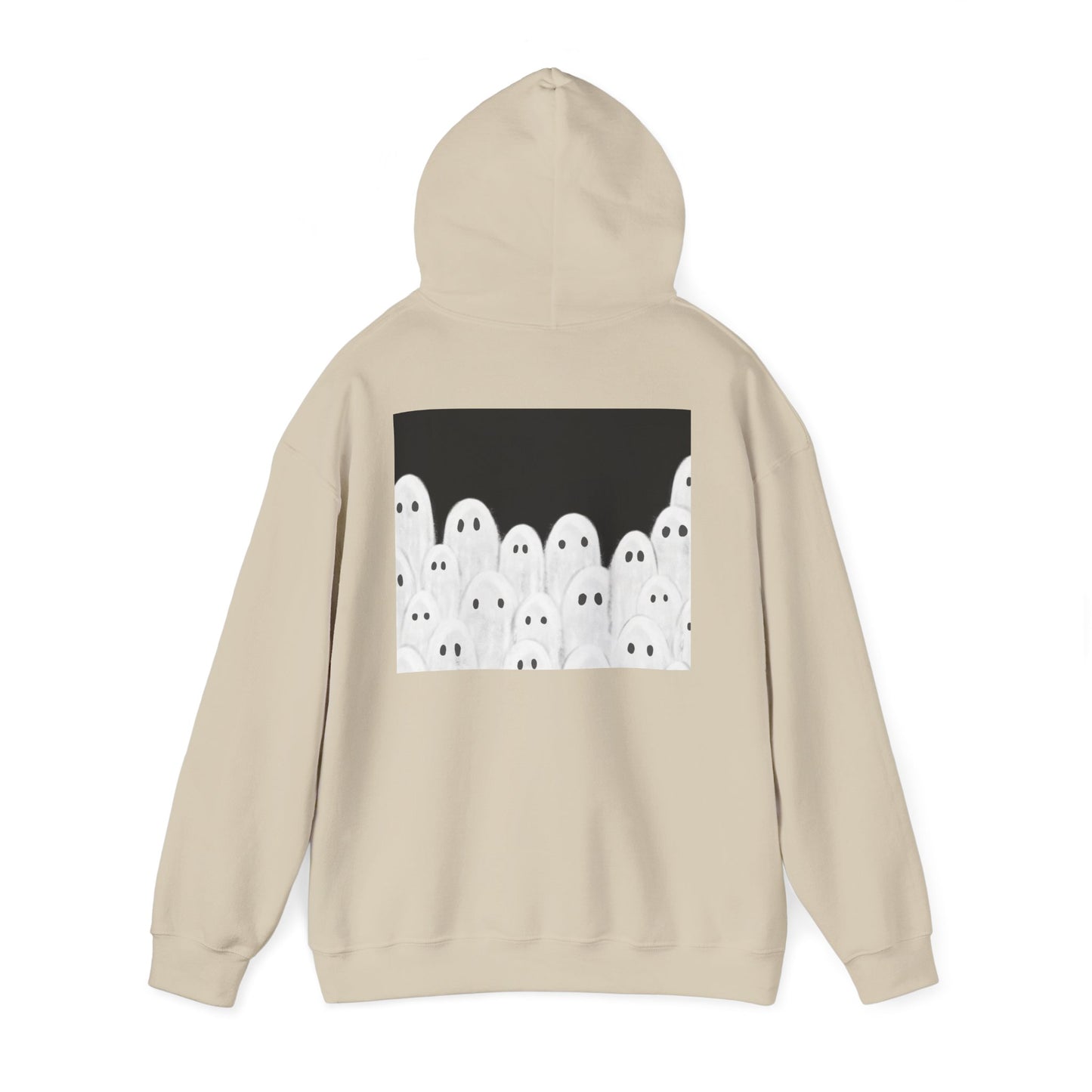 Painted Ghosts Pullover | Halloween Ghost Hoodie, Unisex Boo Sweatshirt, Spooky Gift for Fall, Cozy Halloween Apparel, Ghost Lover Hoodie, Perfect for Spooky Season