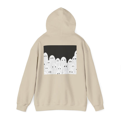 Painted Ghosts Pullover | Halloween Ghost Hoodie, Unisex Boo Sweatshirt, Spooky Gift for Fall, Cozy Halloween Apparel, Ghost Lover Hoodie, Perfect for Spooky Season
