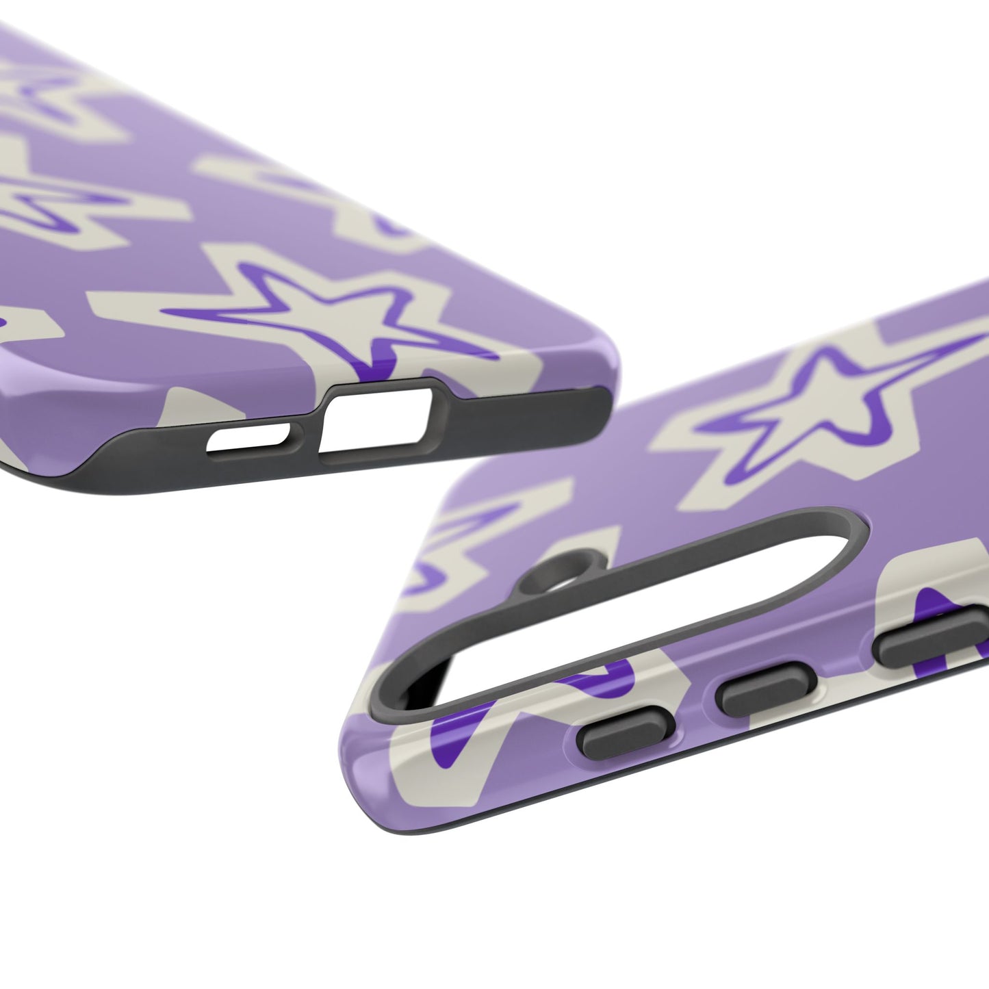 Starry Pattern Phone Case, Cute Star Design, Tough Phone Cover, Gifts for Her, Stylish Phone Accessory