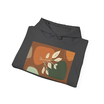 Botanical Design Unisex Hoodie, Cozy Sweatshirt for Nature Lovers, Gift for Friends, Autumn Fashion, Comfortable Casual Wear
