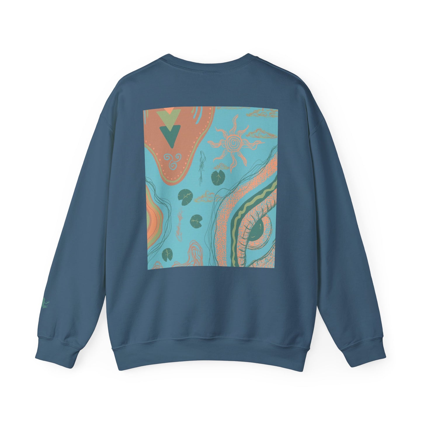 Bohemian Crewneck Sweatshirt, Cozy Sweatshirt for Art Lovers, Unique Graphic Apparel, Perfect Gift for Everyday Wear, Trendy Fashion Hoodie