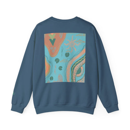 Bohemian Crewneck Sweatshirt, Cozy Sweatshirt for Art Lovers, Unique Graphic Apparel, Perfect Gift for Everyday Wear, Trendy Fashion Hoodie