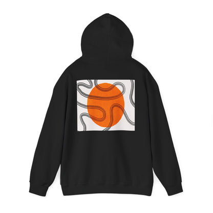 Lotus & Sun Graphic Hoodie - Cozy Unisex Sweatshirt, Trendy Casual Wear, Yoga Gift, Inspirational Apparel, Relaxed Style