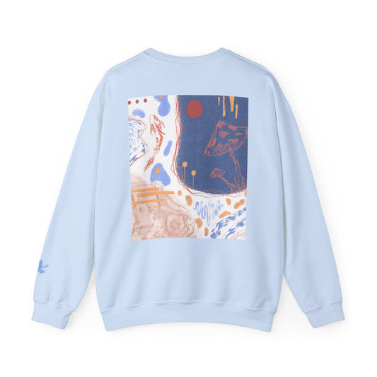 Artistic Unisex Crewneck Sweatshirt - Cozy Comfort, Colorful Designs, Gifts for Art Lovers, Relaxing Vibes, Everyday Wear, Unique Style