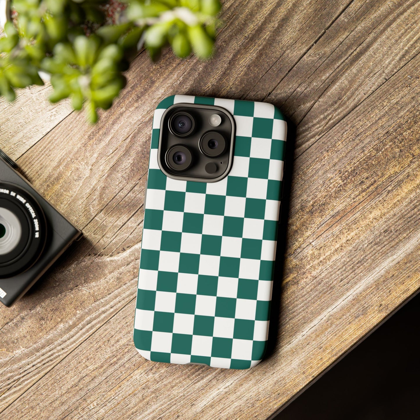 Stylish Checkered Phone Case, Protective Cover, Unique Gift, Trendy Accessory, Customizable Design, Ideal for All Ages