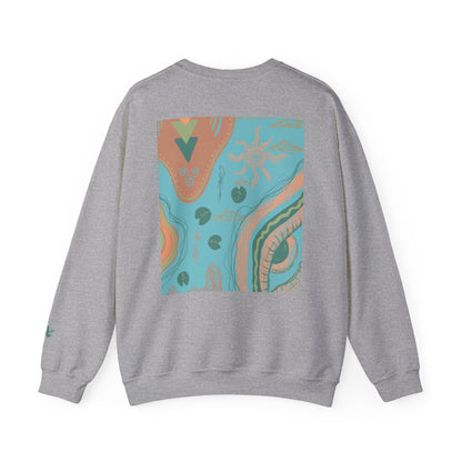 Bohemian Crewneck Sweatshirt, Cozy Sweatshirt for Art Lovers, Unique Graphic Apparel, Perfect Gift for Everyday Wear, Trendy Fashion Hoodie
