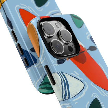 Kayak Phone Case - Tough Cases for Outdoor Enthusiasts, Birthday Gifts, Adventure Gear, Kayaking Accessories, Nature Lover Decor, Artsy Phone Cases