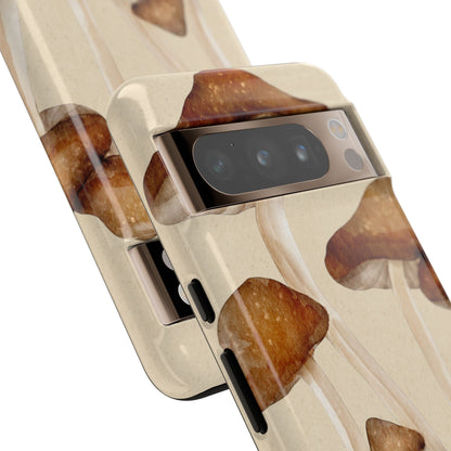 Mushroom Phone Case - Nature Lover, Eco-Friendly Gift, Cute Cell Phone Cover, Aesthetic Tech Accessory, Unique Fall Decor, Artsy Phone Cases, Cute, Gift for Her, Nature-inspired Designs, Durable Cases