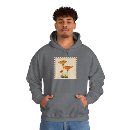 Botanical Print Hoodie, Cozy Sweatshirt, Nature Lover Gift, Comfortable Casual Wear, Fall Fashion, Unisex Hoodie, Comfy Mushroom Hoodie, Nature Vibes, Perfect for Fall