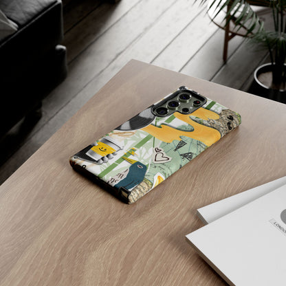 Artistic Phone Case, Unique Cell Phone Cover, Trendy Gifts for Music Lovers, Eco-Friendly Phone Accessory, Stylish Tech Gifts, Cool Cases, Unique Phone Cases