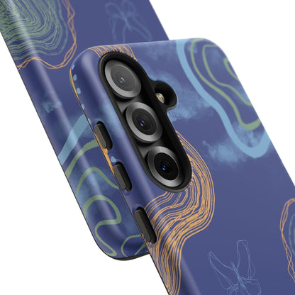 Artistic Phone Case, Abstract Phone Cover, Gift for Her, Modern Design, Boho Phone Case, Unique Phone Accessories