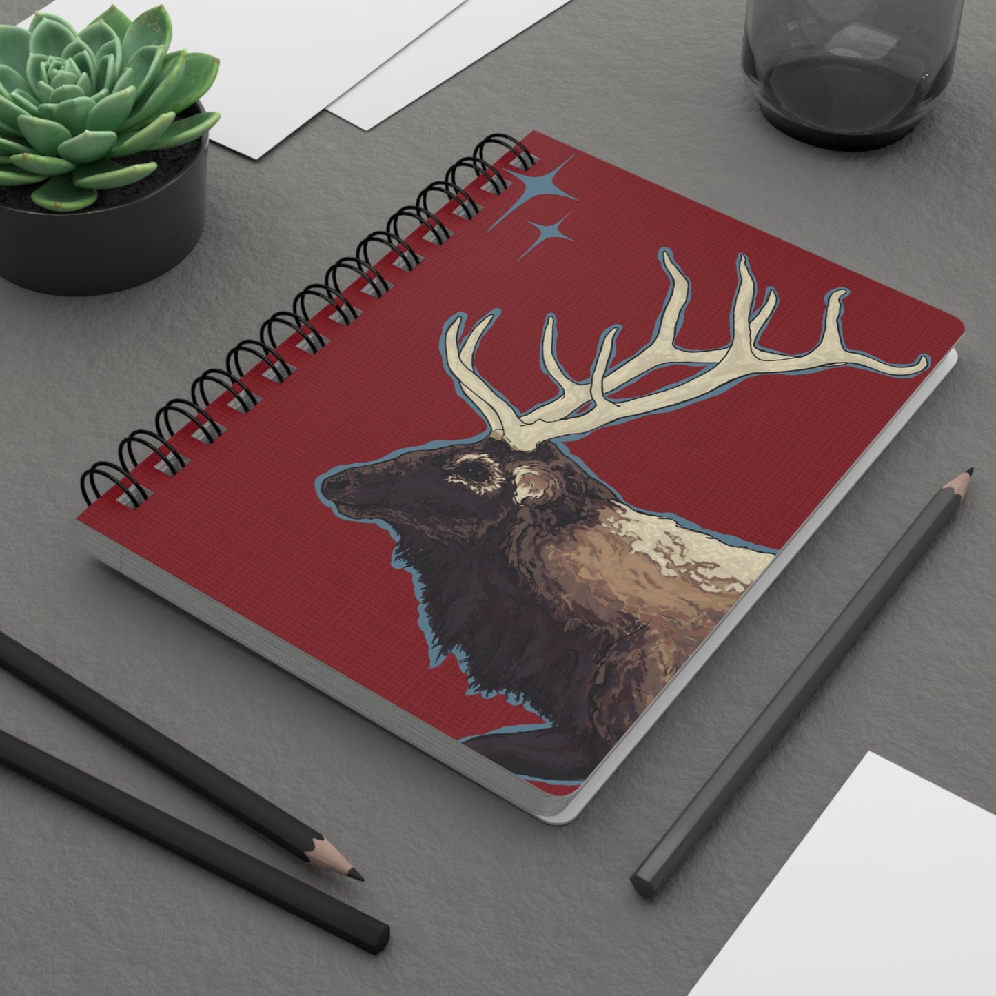 Starbound Elk Spiral Notebook