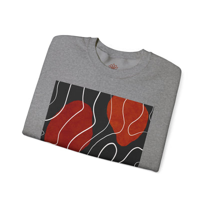 Abstract Modern Crewneck Sweatshirt, Cozy Casual Wear, Gift for Art Lovers, Stylish Layering, Perfect for Fall/Winter, Unique Graphic [...]