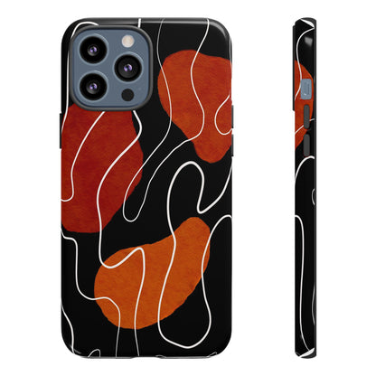 Stylish Phone Case with Abstract Design, Tough Cases for Modern Life, Trendy Phone Accessory, Unique Gift Idea, Holiday Present