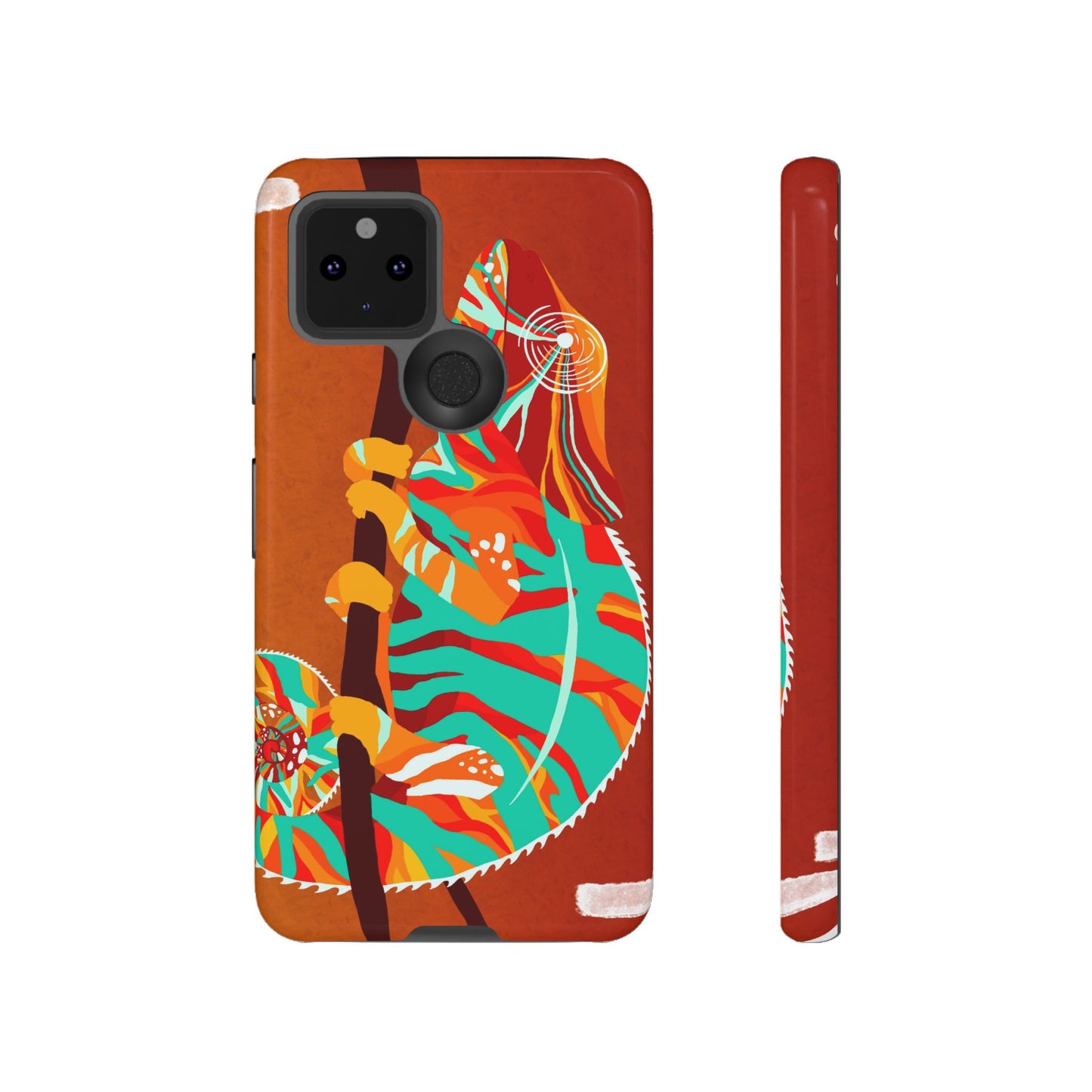 Chameleon Phone Case - Vibrant Artistic Design, Tough Cases for Animal Lovers, Unique Gift, Eco-Friendly Protection
