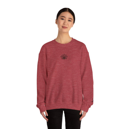 Lotus Flower Unisex Crewneck Sweatshirt, Cozy Sweatshirt, Flower Sweatshirt, Gift for Her, Casual Wear, Spring Fashion