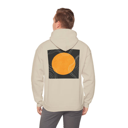Lotus Sunshine Unisex Hoodie, Cozy Sweatshirt for Relaxation, Nature Lovers Gift, Everyday Comfort, Inspirational Outfit, Gift for Him, Gift for Her, Abstract Crewneck