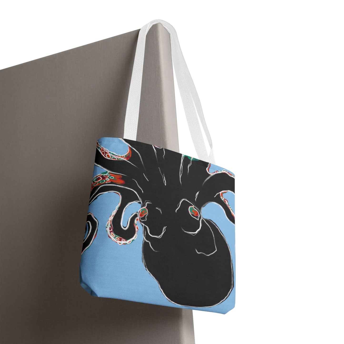 Octopus Tote Bag, Ocean Lover Gift, Reusable Shopping Bag, Beach Accessory, Eco-Friendly Bag, Grocery Tote