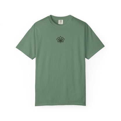 Lotus Bloom Unisex T-shirt, Soft Cotton Tee, Spiritual Gift, Meditation Wear, Casual Daily Outfit, Nature Lover Apparel