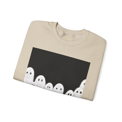 Painted Ghosts Crewneck | Cozy Sweatshirt, Perfect for Halloween, Fall, and Spooky Season