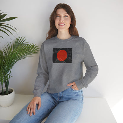 Minimalist Sunset Crewneck Sweatshirt, Cozy Unisex Sweater for Everyday Wear, Gift for Fall, Layering Essential