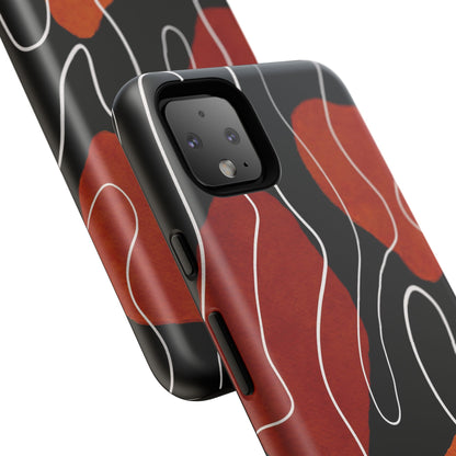 Stylish Phone Case with Abstract Design, Tough Cases for Modern Life, Trendy Phone Accessory, Unique Gift Idea, Holiday Present