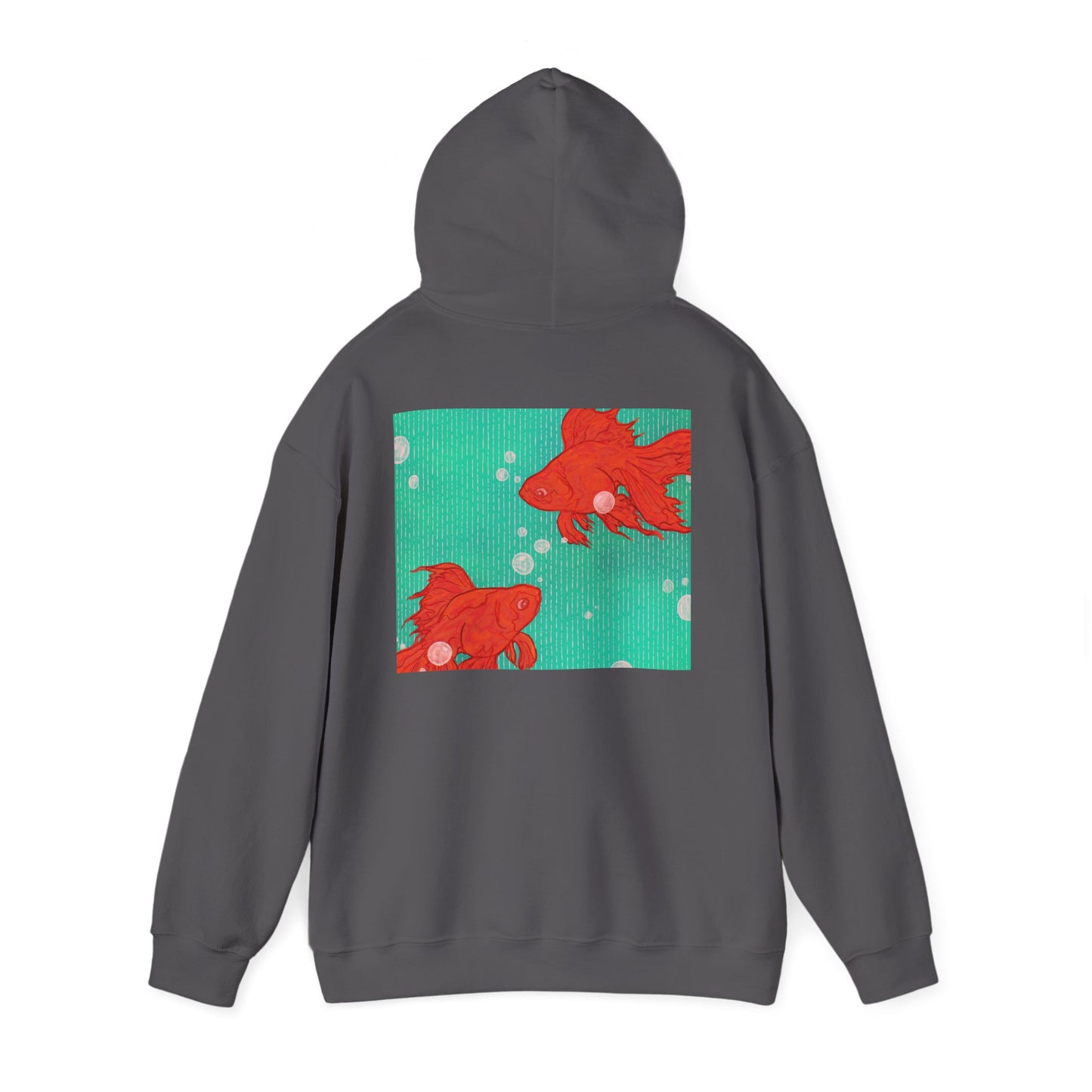 Colorful Goldfish Hoodie, Unisex Sweatshirt, Cozy Everyday Wear, Perfect for Gifts, Fun Fashion for Animal Lovers, Vibrant Pullover