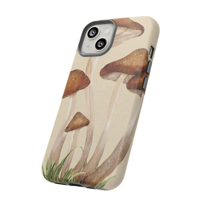 Mushroom Phone Case - Nature Lover, Eco-Friendly Gift, Cute Cell Phone Cover, Aesthetic Tech Accessory, Unique Fall Decor, Artsy Phone Cases, Cute, Gift for Her, Nature-inspired Designs, Durable Cases