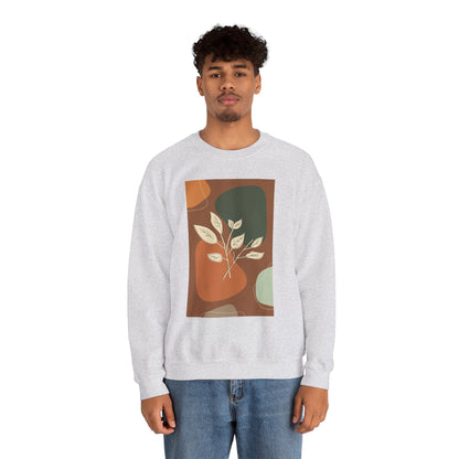 Botanical Print Crewneck Sweatshirt | Cozy Unisex Sweatshirt, Fall Fashion, Casual Wear, Gift for Her, Botanical Art