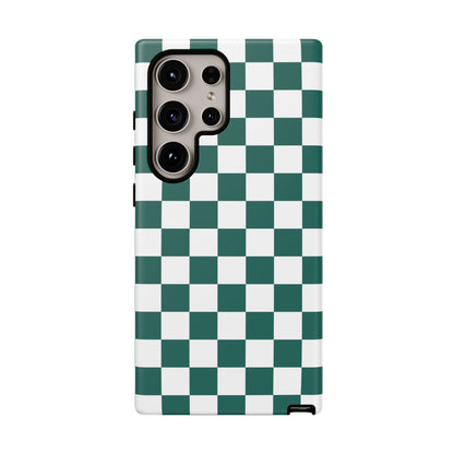 Stylish Checkered Phone Case, Protective Cover, Unique Gift, Trendy Accessory, Customizable Design, Ideal for All Ages