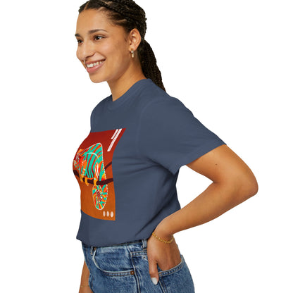 Vibrant Chameleon T-Shirt | Eco-friendly Fashion Tee, Unisex Graphic Tee, Animal Lover Shirt, Gift for Nature Enthusiasts
