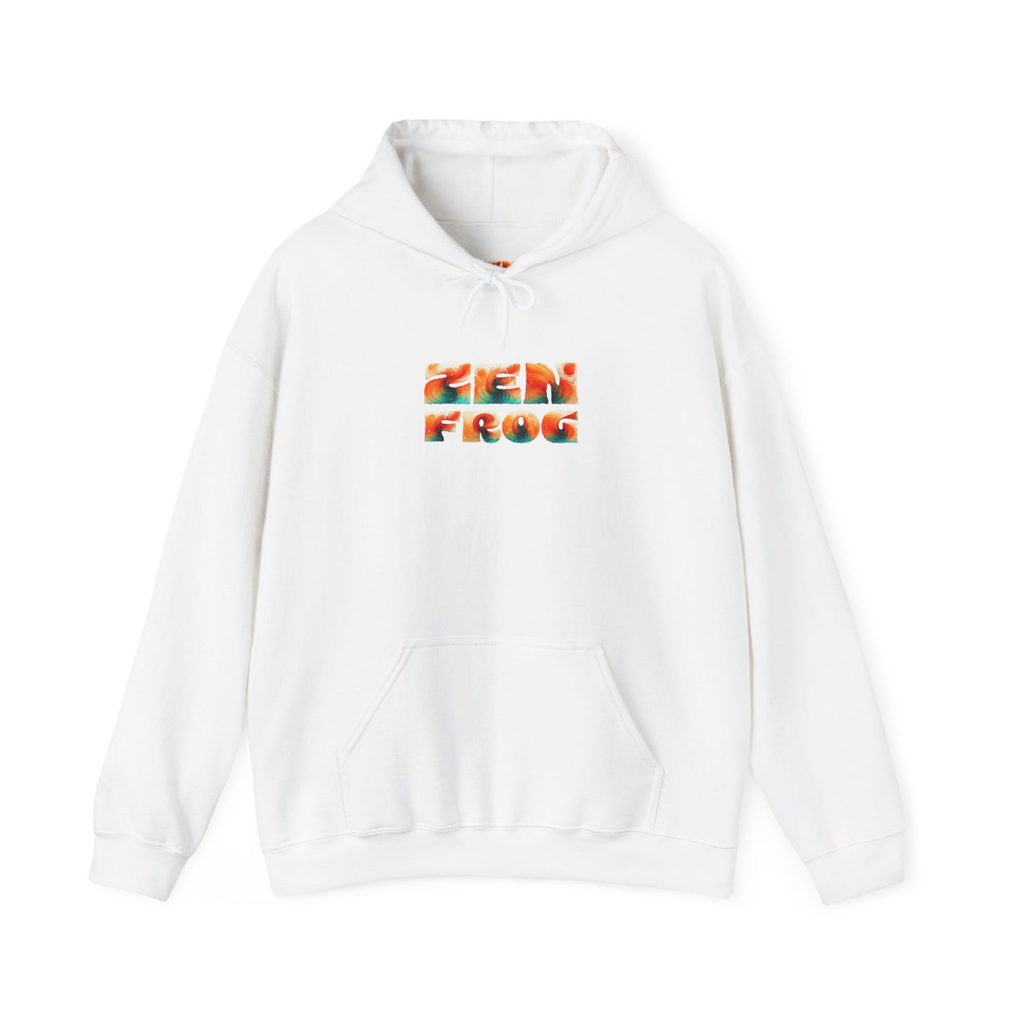 Vibrant Unisex Hoodie with Zen Frog and Snake Design, Cool Gift for Nature Lovers, Casual Wear for All Occasions, Gift for Her, Cool Hoodies