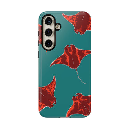 Manta Ray Phone Case, Tropical Phone Cover, Ocean Vibe Accessories, Summer Gift Idea, Marine Animal Merchandise