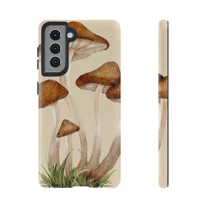 Mushroom Phone Case - Nature Lover, Eco-Friendly Gift, Cute Cell Phone Cover, Aesthetic Tech Accessory, Unique Fall Decor, Artsy Phone Cases, Cute, Gift for Her, Nature-inspired Designs, Durable Cases