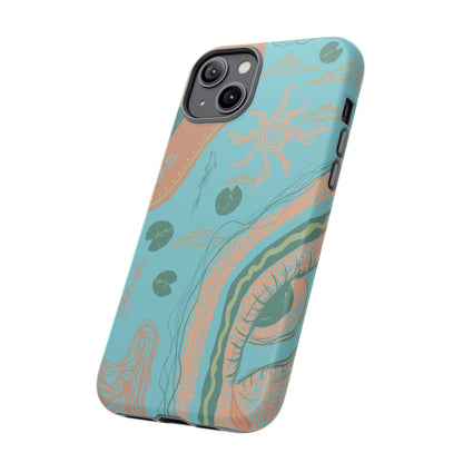 Whimsical Phone Case with Artistic Ocean Design, Floral Phone Cover, Unique Gift for Nature Lovers, Eco-Friendly Cell Accessories, [...]