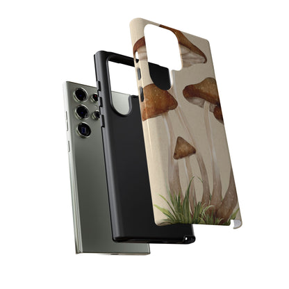 Mushroom Phone Case - Nature Lover, Eco-Friendly Gift, Cute Cell Phone Cover, Aesthetic Tech Accessory, Unique Fall Decor, Artsy Phone Cases, Cute, Gift for Her, Nature-inspired Designs, Durable Cases