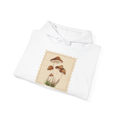Mushroom Art Hoodie, Cozy Sweatshirt, Nature Lover Gift, Unisex Pullover, Boho Style Apparel, Fall Fashion, Eco-Friendly Wear, Artsy Sweatshirts, Aesthetic Hoodies, Graphic, Nature-inspired