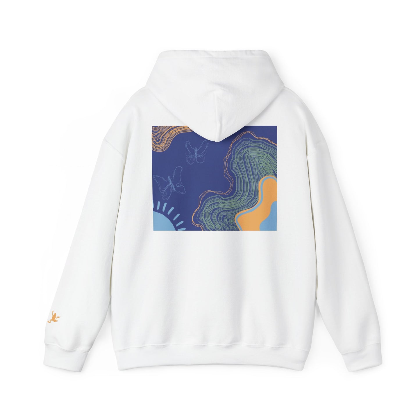 Unisex Heavy Blend™ Hooded Sweatshirt - Cozy Everyday Comfort, Perfect Gift for Nature Lovers and Art Enthusiasts