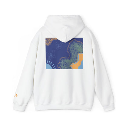 Unisex Heavy Blend™ Hooded Sweatshirt - Cozy Everyday Comfort, Perfect Gift for Nature Lovers and Art Enthusiasts