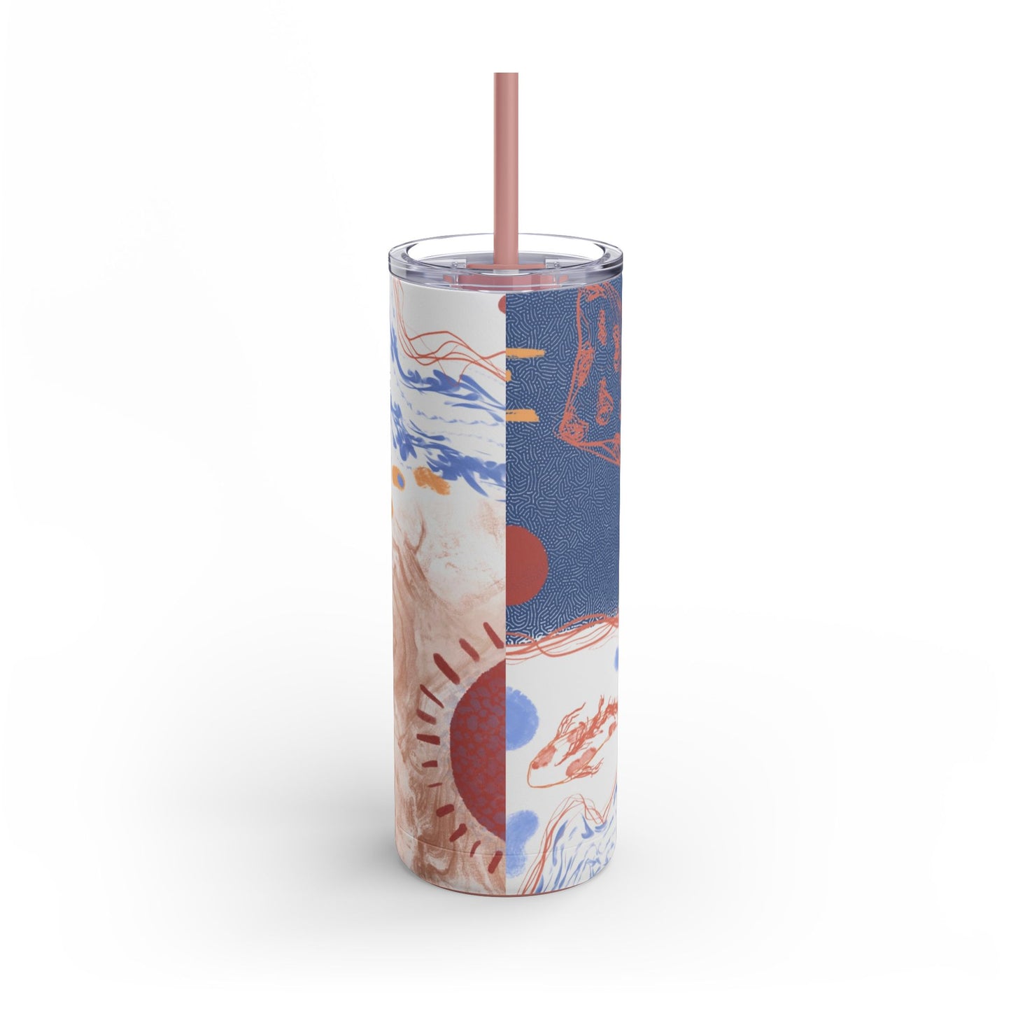 Artistic Skinny Tumbler | Unique 20oz Travel Mug | Eco-Friendly Hydration | Perfect Gift for Coffee Lovers, Art Enthusiasts, [...]