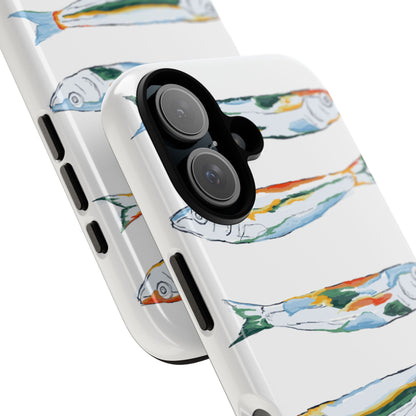 Tough Cases – Artistic Fish Design Phone Case, Unique Gift for Aquatic Lovers, Perfect for Birthdays, Holidays, and Everyday Use, Quirky Cases, Fun Phone Cases