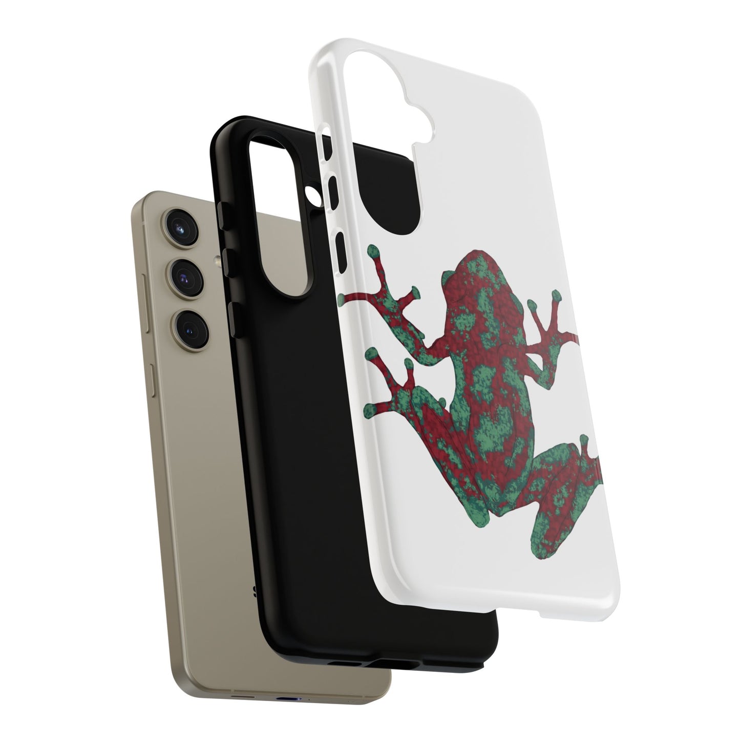 Frog Phone Case, Tough Cases, Eco-Friendly Phone Accessories, Unique Gifts for Nature Lovers, Cute Frog Design