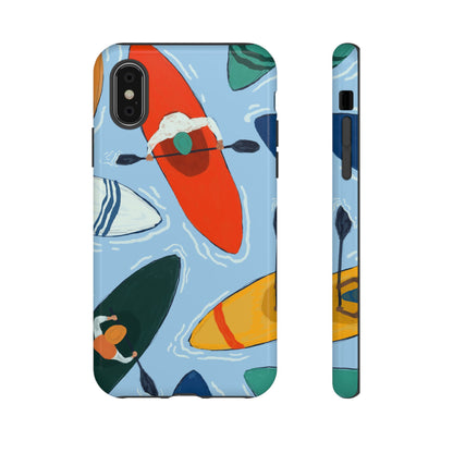 Kayak Phone Case - Tough Cases for Outdoor Enthusiasts, Birthday Gifts, Adventure Gear, Kayaking Accessories, Nature Lover Decor, Artsy Phone Cases