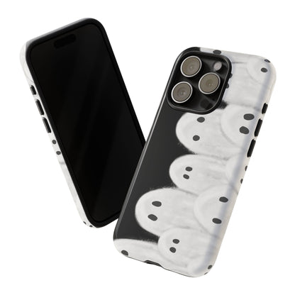 Painted Ghosts Phone Case | Ghostly Tough Phone Case for Spooky Style, Halloween Gift, Phone Cover, Ghost Theme, Unique Accessory, Spooky Season, Viral Painted Ghosts Inspired Design