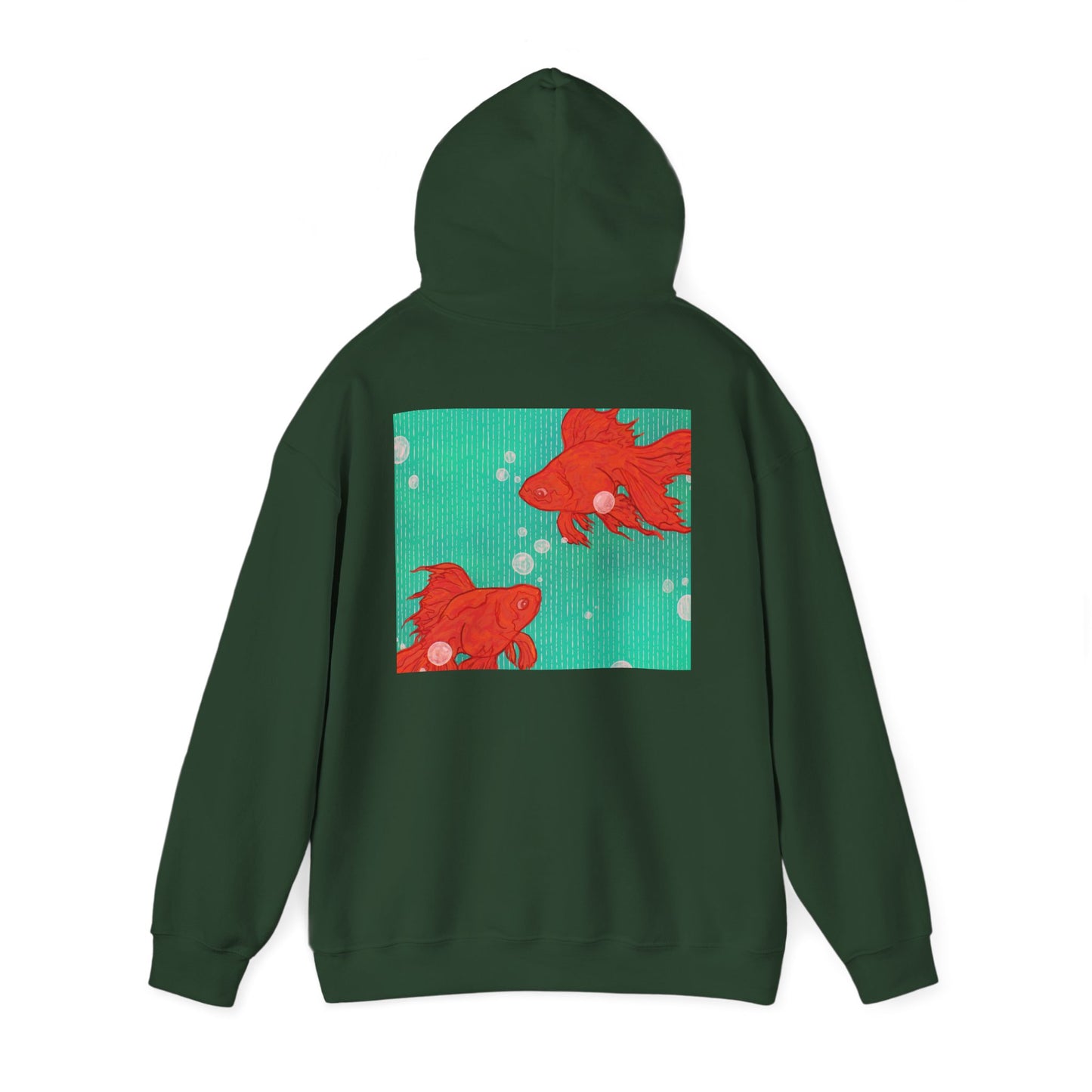 Colorful Goldfish Hoodie, Unisex Sweatshirt, Cozy Everyday Wear, Perfect for Gifts, Fun Fashion for Animal Lovers, Vibrant Pullover