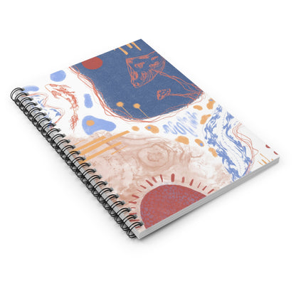 Artistic Spiral Notebook - Ruled Line, Unique Journal for Writers, Colorful Sketchbook, Creative Gift, Aesthetic Stationery, Dreamy [...]